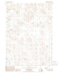 Long Lake SW Nebraska Historical topographic map, 1:24000 scale, 7.5 X 7.5 Minute, Year 1985
