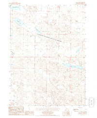 Long Lake Nebraska Historical topographic map, 1:24000 scale, 7.5 X 7.5 Minute, Year 1985