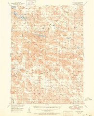 Long Lake Nebraska Historical topographic map, 1:62500 scale, 15 X 15 Minute, Year 1951
