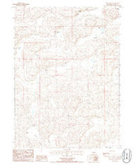 Long Valley Nebraska Historical topographic map, 1:24000 scale, 7.5 X 7.5 Minute, Year 1986