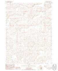 Long Valley Nebraska Historical topographic map, 1:24000 scale, 7.5 X 7.5 Minute, Year 1986