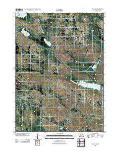 Long Lake Nebraska Historical topographic map, 1:24000 scale, 7.5 X 7.5 Minute, Year 2011