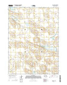 Long Lake Nebraska Current topographic map, 1:24000 scale, 7.5 X 7.5 Minute, Year 2014