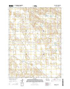 Long Lake SE Nebraska Current topographic map, 1:24000 scale, 7.5 X 7.5 Minute, Year 2014