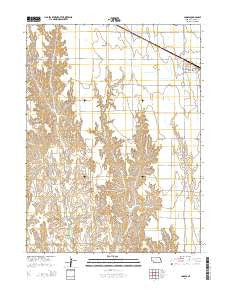 Loomis Nebraska Current topographic map, 1:24000 scale, 7.5 X 7.5 Minute, Year 2014
