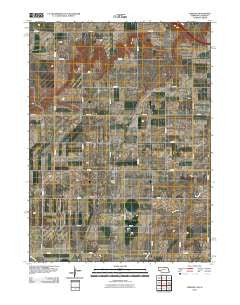 Lorenzo Nebraska Historical topographic map, 1:24000 scale, 7.5 X 7.5 Minute, Year 2010