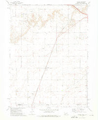 Lorenzo Nebraska Historical topographic map, 1:24000 scale, 7.5 X 7.5 Minute, Year 1972