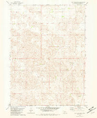 Lost Lake Ranch Nebraska Historical topographic map, 1:24000 scale, 7.5 X 7.5 Minute, Year 1982