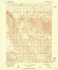 Loup City NW Nebraska Historical topographic map, 1:24000 scale, 7.5 X 7.5 Minute, Year 1953