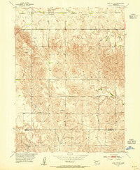 Loup City NW Nebraska Historical topographic map, 1:24000 scale, 7.5 X 7.5 Minute, Year 1953