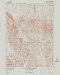 Loup City NW Nebraska Historical topographic map, 1:24000 scale, 7.5 X 7.5 Minute, Year 1953