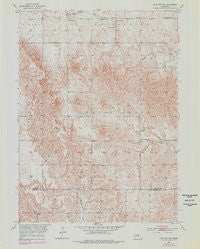 Loup City NW Nebraska Historical topographic map, 1:24000 scale, 7.5 X 7.5 Minute, Year 1953