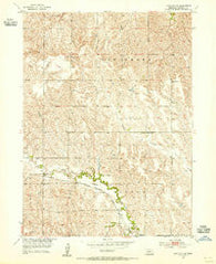Loup City SE Nebraska Historical topographic map, 1:24000 scale, 7.5 X 7.5 Minute, Year 1953