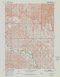 Loup City SE Nebraska Historical topographic map, 1:24000 scale, 7.5 X 7.5 Minute, Year 1953
