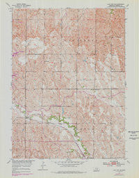 Loup City SE Nebraska Historical topographic map, 1:24000 scale, 7.5 X 7.5 Minute, Year 1953