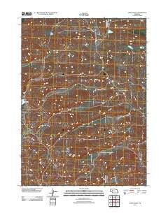 Lowe Valley Nebraska Historical topographic map, 1:24000 scale, 7.5 X 7.5 Minute, Year 2011
