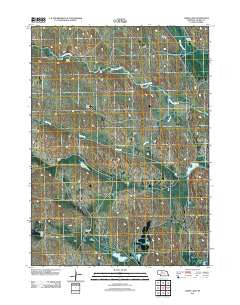 Lowes Lake Nebraska Historical topographic map, 1:24000 scale, 7.5 X 7.5 Minute, Year 2011