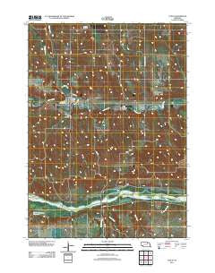 Lynch Nebraska Historical topographic map, 1:24000 scale, 7.5 X 7.5 Minute, Year 2011