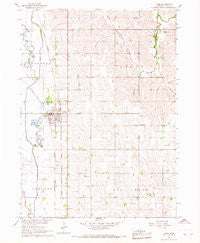 Lyons Nebraska Historical topographic map, 1:24000 scale, 7.5 X 7.5 Minute, Year 1966