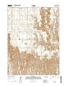 Macon Nebraska Current topographic map, 1:24000 scale, 7.5 X 7.5 Minute, Year 2014