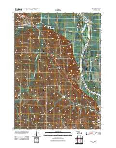 Macy Nebraska Historical topographic map, 1:24000 scale, 7.5 X 7.5 Minute, Year 2011