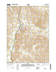 Madison Nebraska Current topographic map, 1:24000 scale, 7.5 X 7.5 Minute, Year 2014