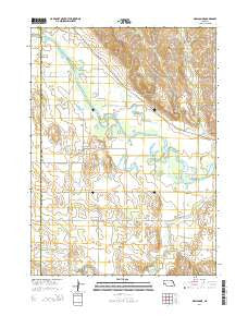 Madison NE Nebraska Current topographic map, 1:24000 scale, 7.5 X 7.5 Minute, Year 2014