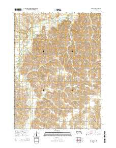 Madison SE Nebraska Current topographic map, 1:24000 scale, 7.5 X 7.5 Minute, Year 2014