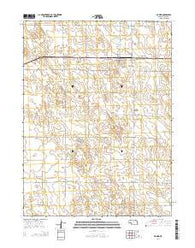 Madrid Nebraska Current topographic map, 1:24000 scale, 7.5 X 7.5 Minute, Year 2014