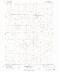 Madrid Nebraska Historical topographic map, 1:24000 scale, 7.5 X 7.5 Minute, Year 1973