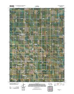 Magnet Nebraska Historical topographic map, 1:24000 scale, 7.5 X 7.5 Minute, Year 2011