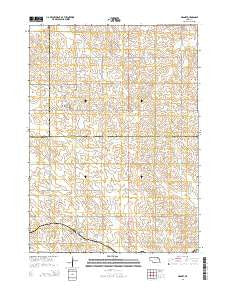 Magnet Nebraska Current topographic map, 1:24000 scale, 7.5 X 7.5 Minute, Year 2014
