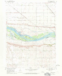Malmo NW Nebraska Historical topographic map, 1:24000 scale, 7.5 X 7.5 Minute, Year 1968