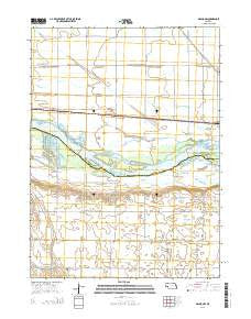 Malmo NW Nebraska Current topographic map, 1:24000 scale, 7.5 X 7.5 Minute, Year 2014