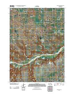 Mariaville Nebraska Historical topographic map, 1:24000 scale, 7.5 X 7.5 Minute, Year 2011