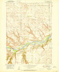 Mariaville Nebraska Historical topographic map, 1:24000 scale, 7.5 X 7.5 Minute, Year 1950
