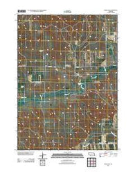 Marsland Nebraska Historical topographic map, 1:24000 scale, 7.5 X 7.5 Minute, Year 2011