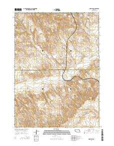 Marsland Nebraska Current topographic map, 1:24000 scale, 7.5 X 7.5 Minute, Year 2014