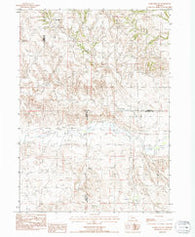 Marsland NW Nebraska Historical topographic map, 1:24000 scale, 7.5 X 7.5 Minute, Year 1983