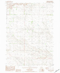 Marsland SE Nebraska Historical topographic map, 1:24000 scale, 7.5 X 7.5 Minute, Year 1983