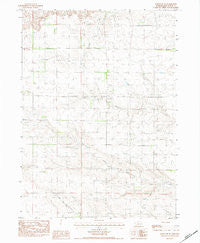 Marsland SE Nebraska Historical topographic map, 1:24000 scale, 7.5 X 7.5 Minute, Year 1983