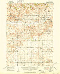 Marsland Nebraska Historical topographic map, 1:62500 scale, 15 X 15 Minute, Year 1951