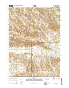Marsland NW Nebraska Current topographic map, 1:24000 scale, 7.5 X 7.5 Minute, Year 2014