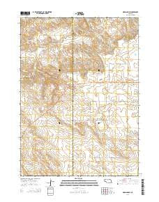 Marsland SW Nebraska Current topographic map, 1:24000 scale, 7.5 X 7.5 Minute, Year 2014