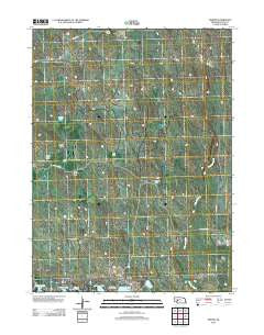 Martin Nebraska Historical topographic map, 1:24000 scale, 7.5 X 7.5 Minute, Year 2012