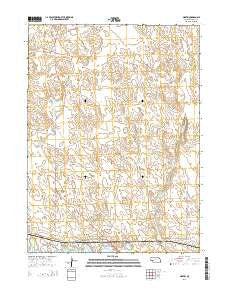 Martin Nebraska Current topographic map, 1:24000 scale, 7.5 X 7.5 Minute, Year 2014
