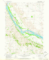 Marty South Dakota Historical topographic map, 1:24000 scale, 7.5 X 7.5 Minute, Year 1964