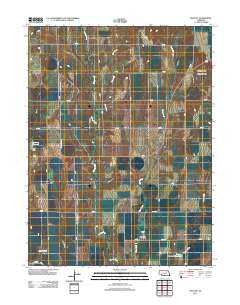 Mascot Nebraska Historical topographic map, 1:24000 scale, 7.5 X 7.5 Minute, Year 2011