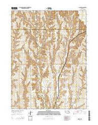 Mascot Nebraska Current topographic map, 1:24000 scale, 7.5 X 7.5 Minute, Year 2014