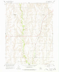 Mascot Nebraska Historical topographic map, 1:24000 scale, 7.5 X 7.5 Minute, Year 1958